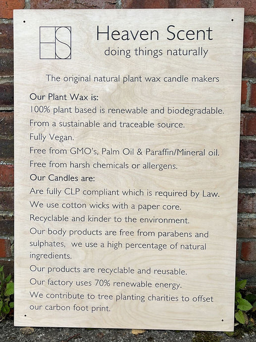 Laser Engraved with Black Paint Infill Birch Plywood Sign