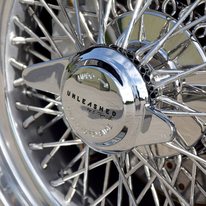 Laser Engraved Jaguar Wheel Spinners