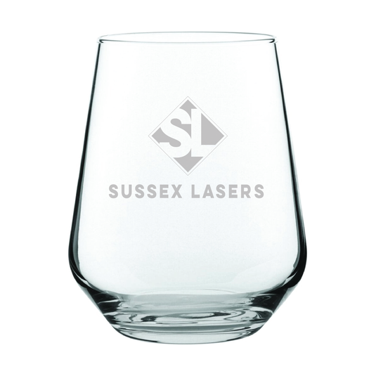 Allegra Water Glass 15.5oz (44cl) - Laser Engraved Logo