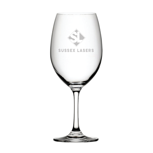 Nile White Wine Glass 12.25oz (35cl) - Laser Engraved Logo