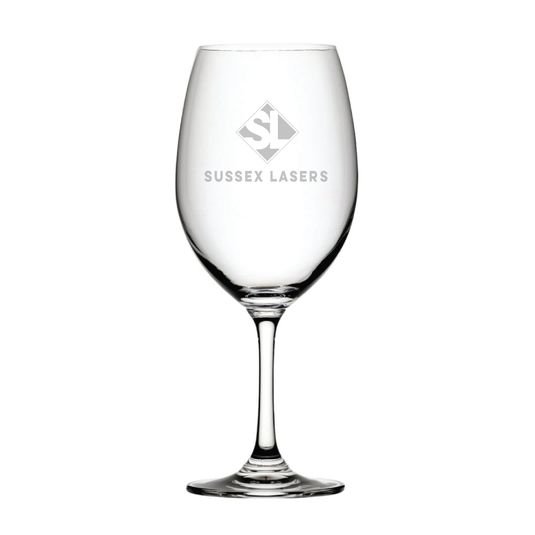 Nile Wine Glass 15.75oz (45cl) - Laser Engraved Logo