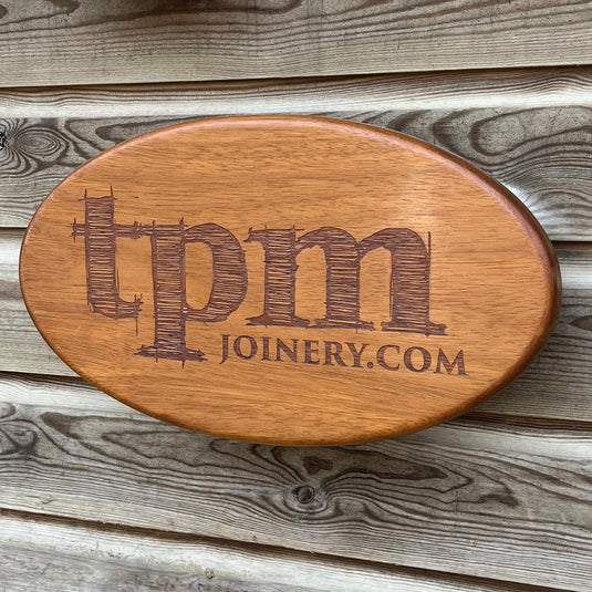 Wooden Sign for Local Joinery Business