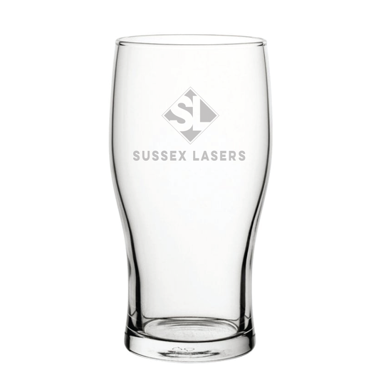 Tulip Half Pint Glass 10oz (28cl) - Laser Engraved Logo